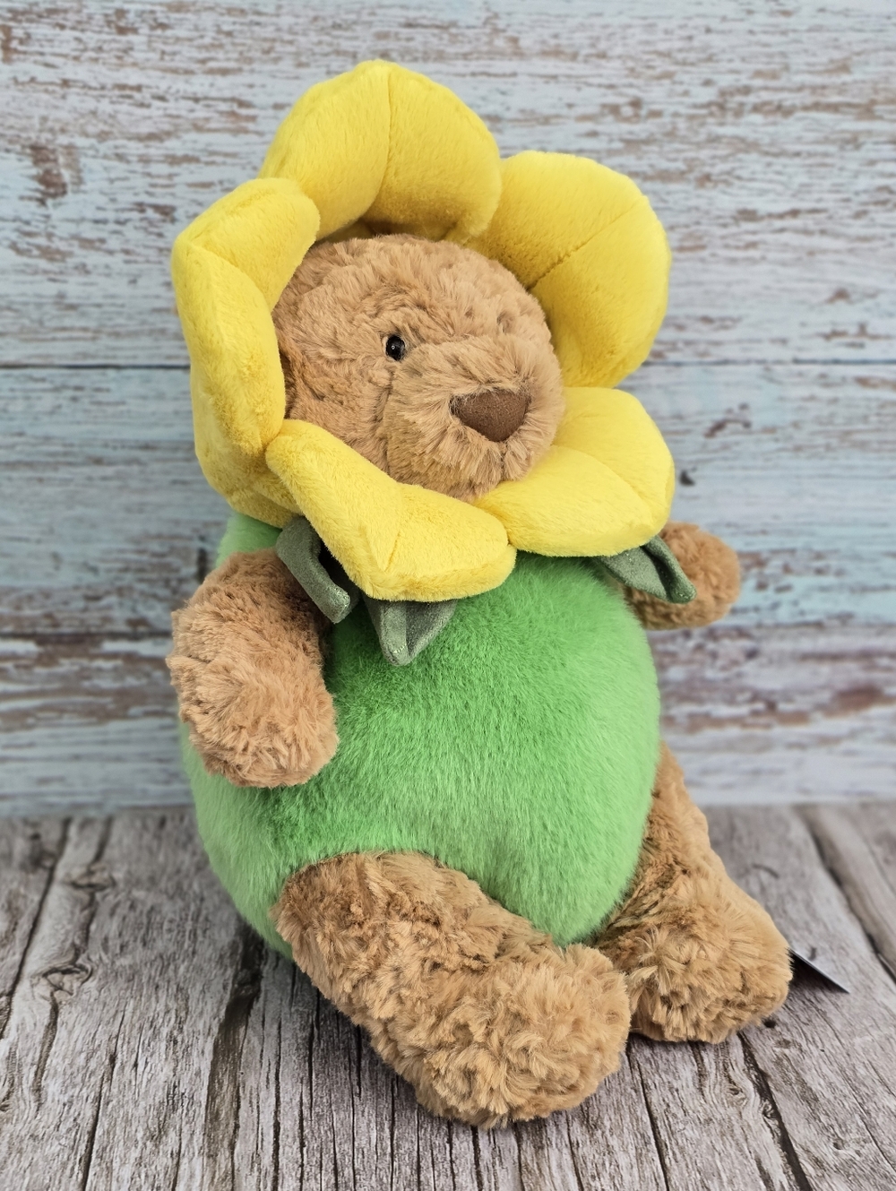 *NWT* JELLYCAT Bartholomew Bear Daffodil Outfit Plush Toy - Picture 3 of 13